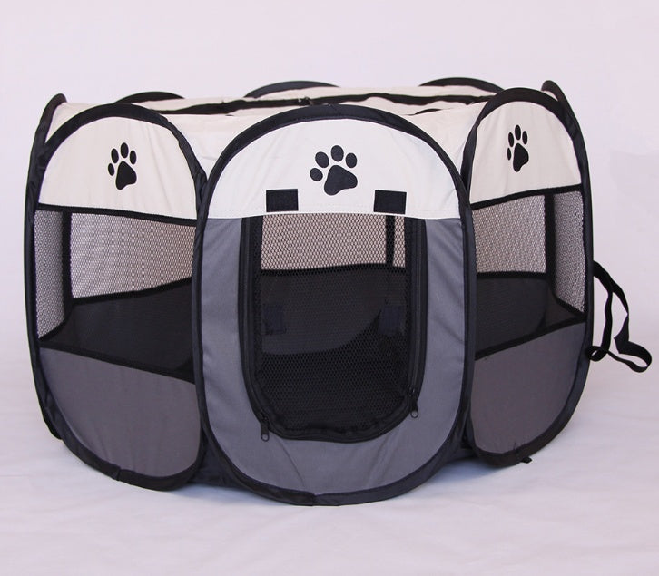 Portable Dog Playpen – Safe Foldable Pet Fence for Puppies & Small Dogs