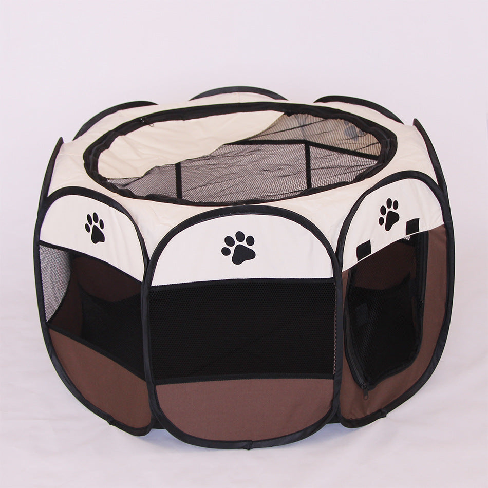 Portable Dog Playpen – Safe Foldable Pet Fence for Puppies & Small Dogs